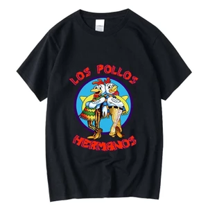 Áo nam In Chữ Breaking Bad LOS POLLOS Chicken Vui Nhộn