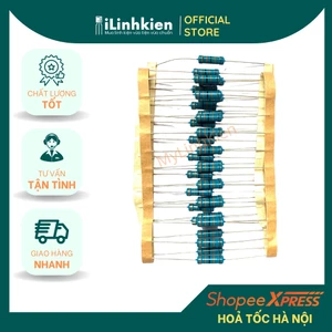 Điện trở 2W 110K-10M chân đồng 1% túi 20 con đầy đủ giá trị