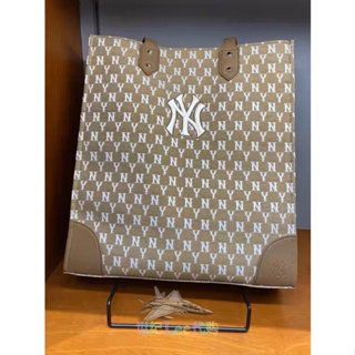  Túi MLB Monogram Jacquard TOTE Bag New York Yankees