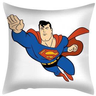Vỏ gối Avengers Người Nhện in 1 mặt, polyester mềm, bọc xe ô tô, trang trí nhà (không kèm ruột)