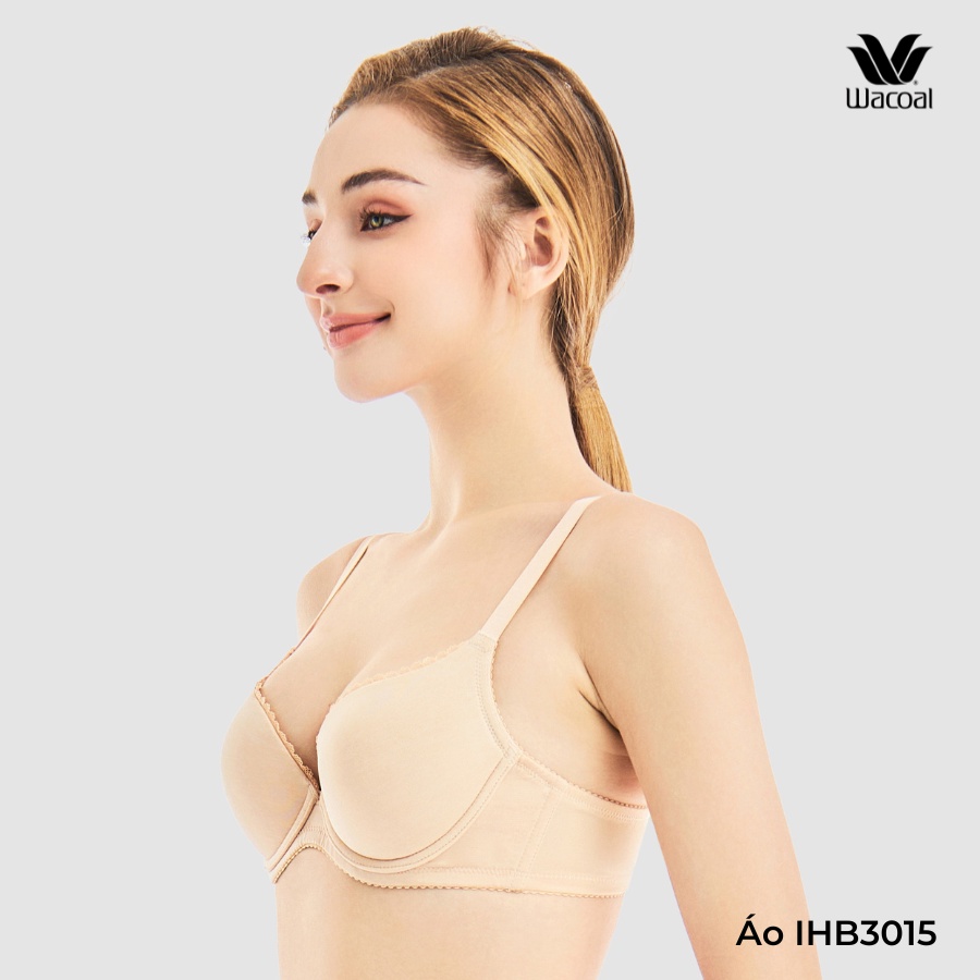 Áo ngực có gọng Wacoal IHB3015 (có size lớn) mút mỏng nâng vừa - HB3015