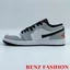 Giày thể thao,sneakers J.D low xám đen nam nữ đế chống trơn thoáng khí B 128