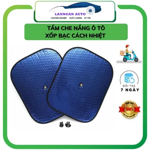 Tấm che nắng xốp bạc ô tô, bộ 4 tấm che nắng kính sườn xe ô tô, Chống nắng, chống tia UV hiệu quả