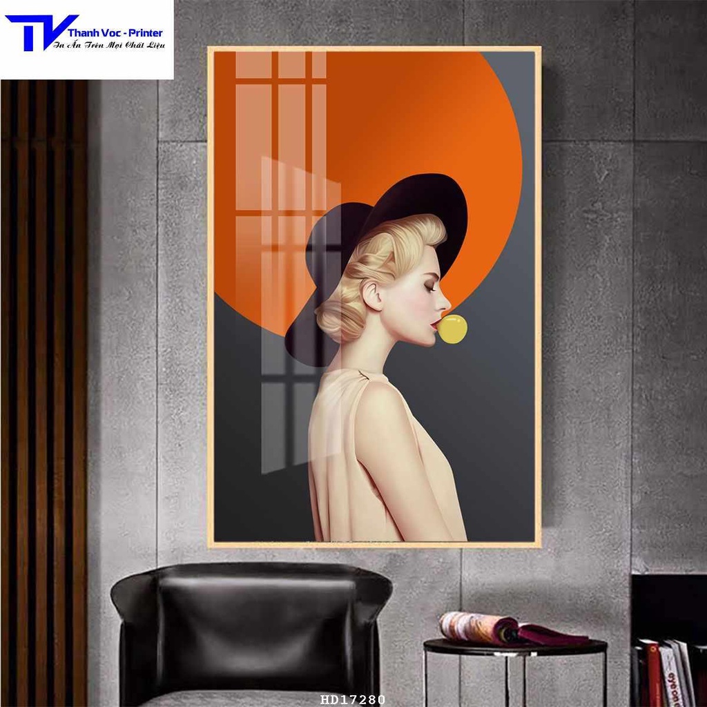 Tranh Treo Tường Hiện Đại , Tranh Tráng Gương D40x60cm D50x75cm D60x90cm D70x120cm