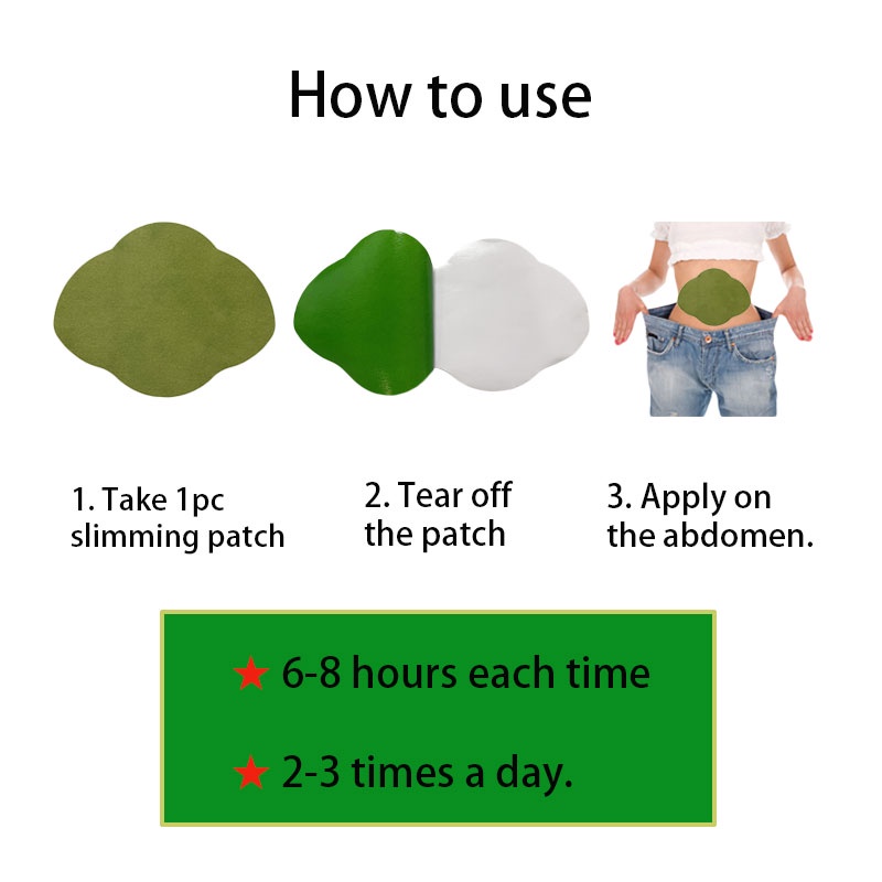 Set 15 Miếng Dán Đốt Cháy Mỡ Thừa Giảm Cân Cho Nam Nữ