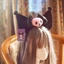 Đáng Yêu Kuromi Tai Băng Đô Sang Trọng Băng Đô Quấn Tóc Hoàn Hảo Cho Bé Gái Kawaii Trang Phục Dự Tiệc