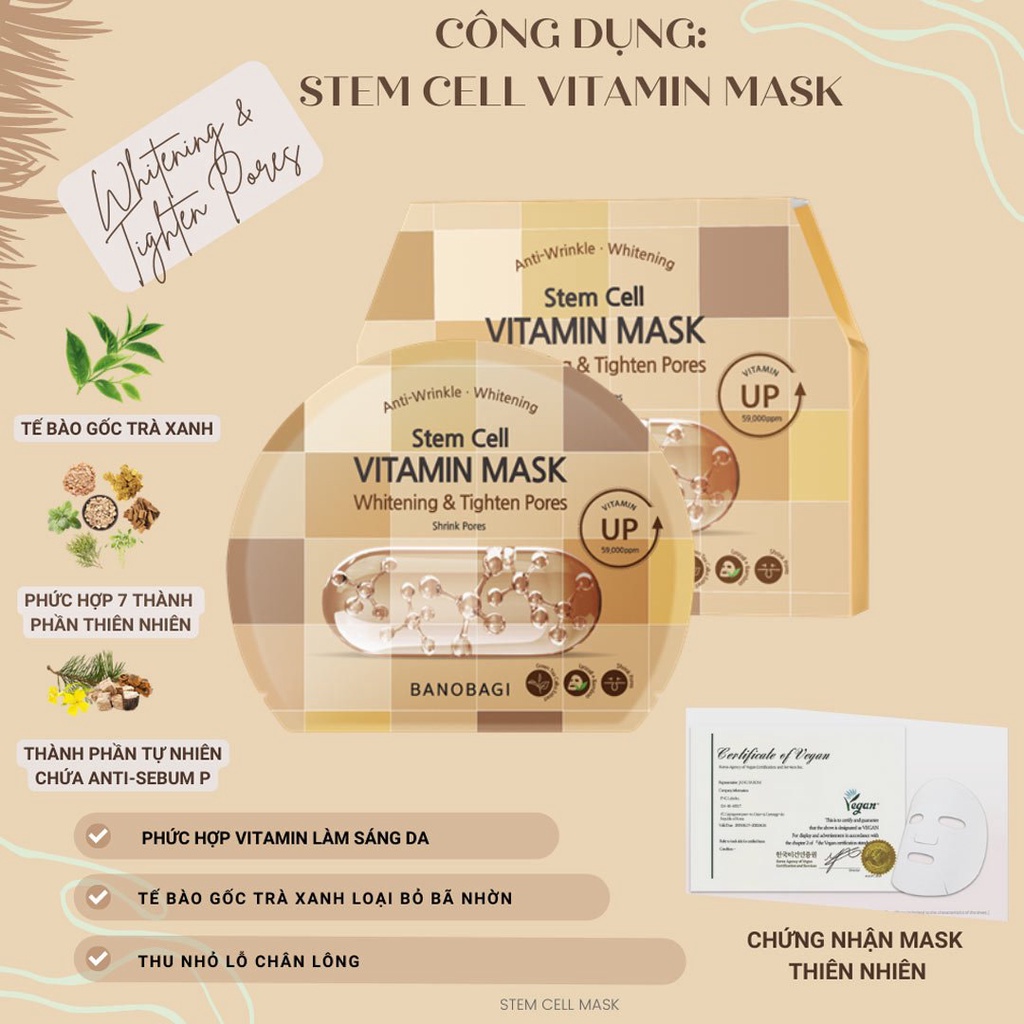 Ảnh Mặt Nạ Banobagi Mask 3