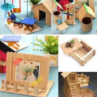 100g que kem gỗ(que đè lưõi) làm kem, làm mô hình nhà gỗ đa năng