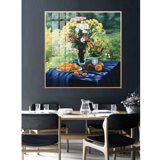 Tranh Treo Tường Tri Ân Thầy Cô 20/11 Hoa Nghệ Thuật Giả Sơn Dầu 01 - Tranh Laminate Tráng Gương