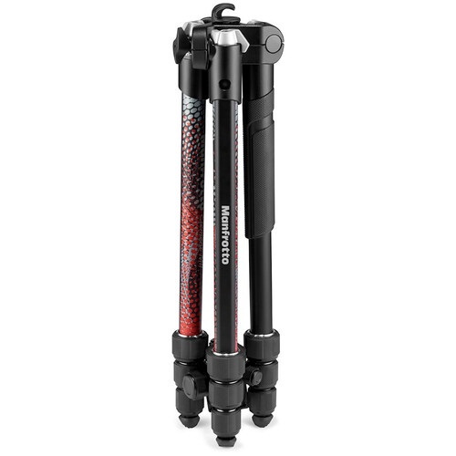 Ảnh Bộ chân máy ảnh Manfrotto Element Aluminium Mark II 4-Sections Tripod Black/Red/Blue 2