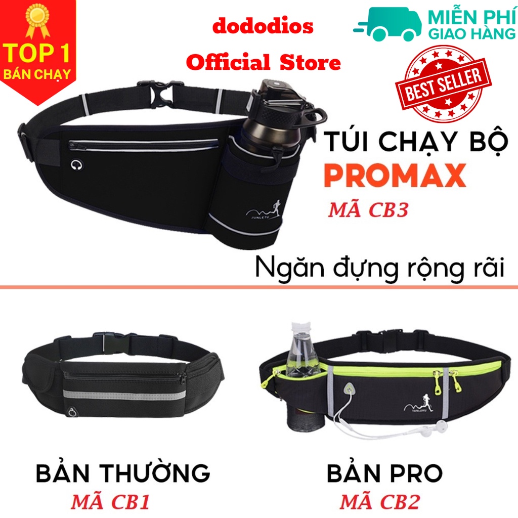 Ảnh Túi Chạy Bộ, Túi Đeo Chạy Bộ Chống Nước, Đeo Bụng Đựng Điện Thoại - Hàng Chính Hãng Dododios 4