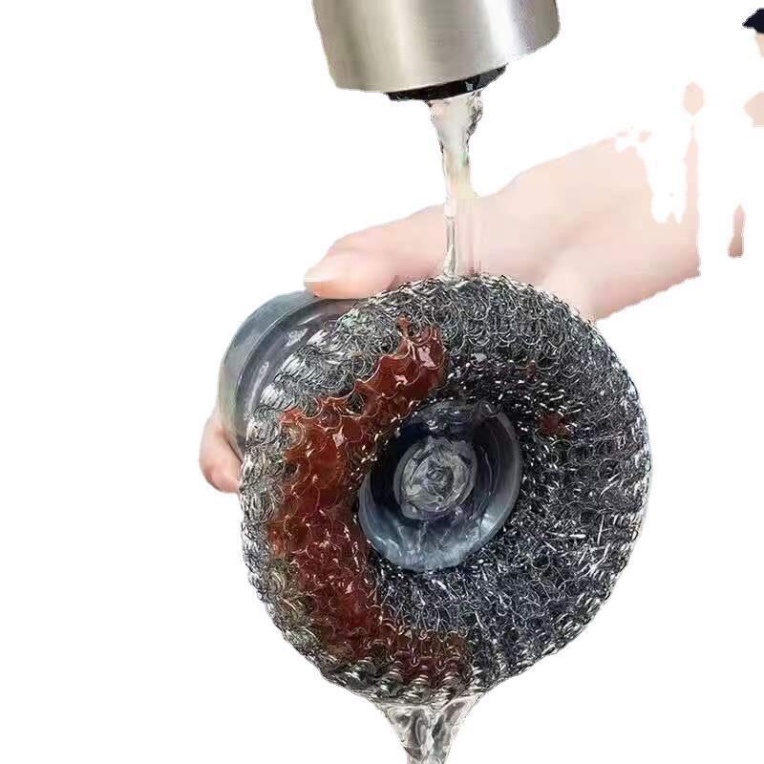 Cọ rửa xoang nồi có bình chứa bột giặt dạng nhấn tiện lợi