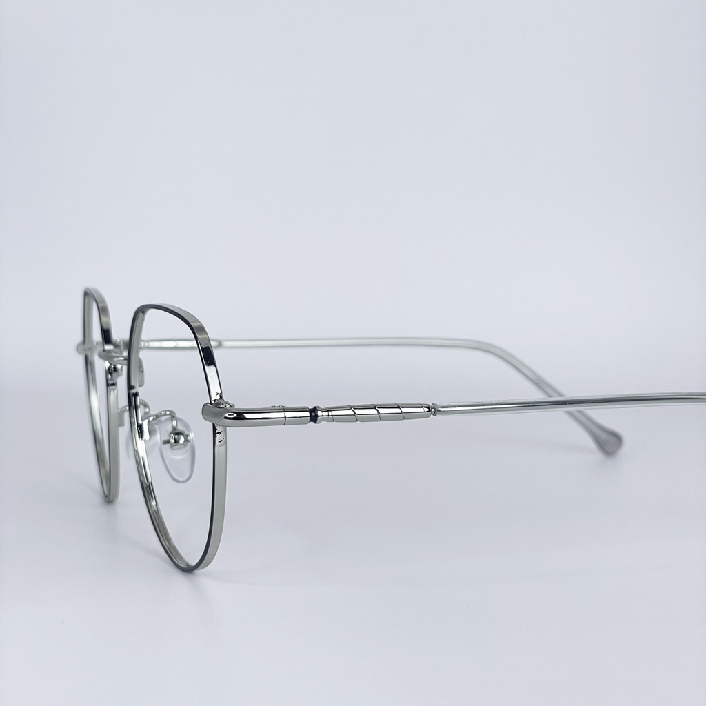 Gọng Kính Cận Mắt Tròn Nam Nữ Thời Trang LemonEyewear Gọng Kim Loại LE2283