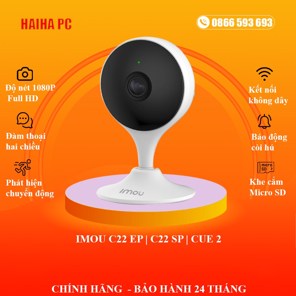 CAMERA IMOU C22EP | C22SP | CUE 2_Full HD_Báo Động_Đàm Thoại_CHÍNH HÃNG ...