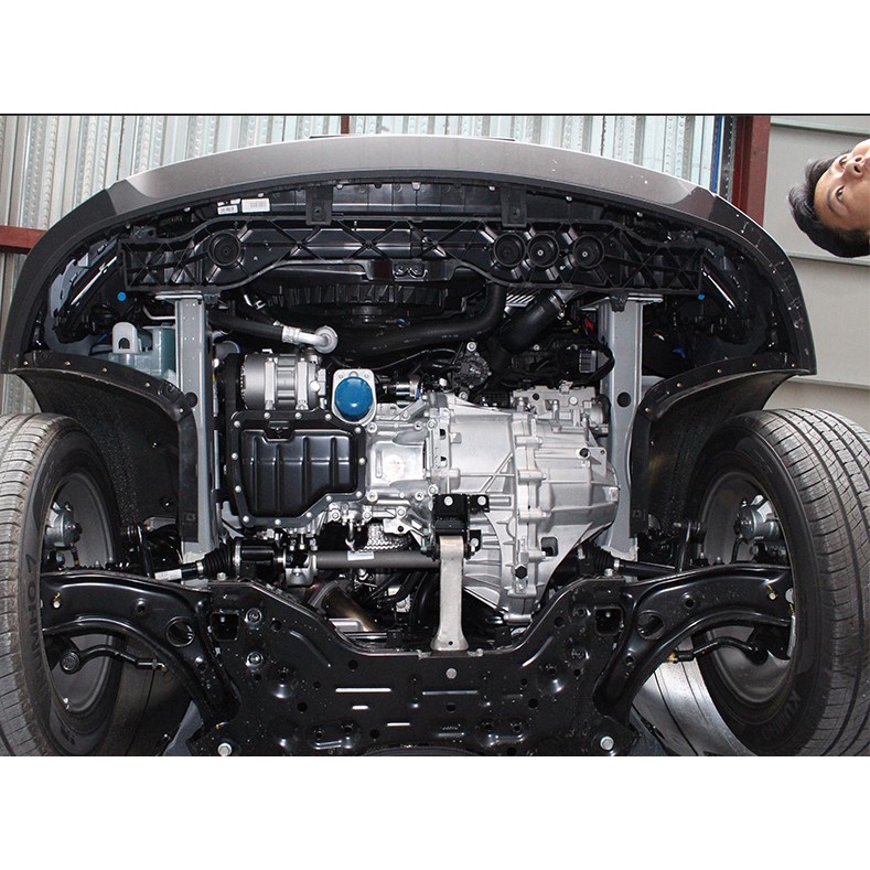 Tấm chắn gầm máy Hyundai Tucson 2022-2024, Chắn gầm máy kim loại Chống đá văng, bùn đất. Có ốc đi kèm tự lắp đặt