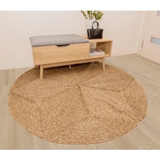 Thảm Cói Tròn Trải Sàn Xếp Ngôi Sao Nhiều Kích Thước - Vintage - Thiết Kế Chụp Ảnh Cực Xinh