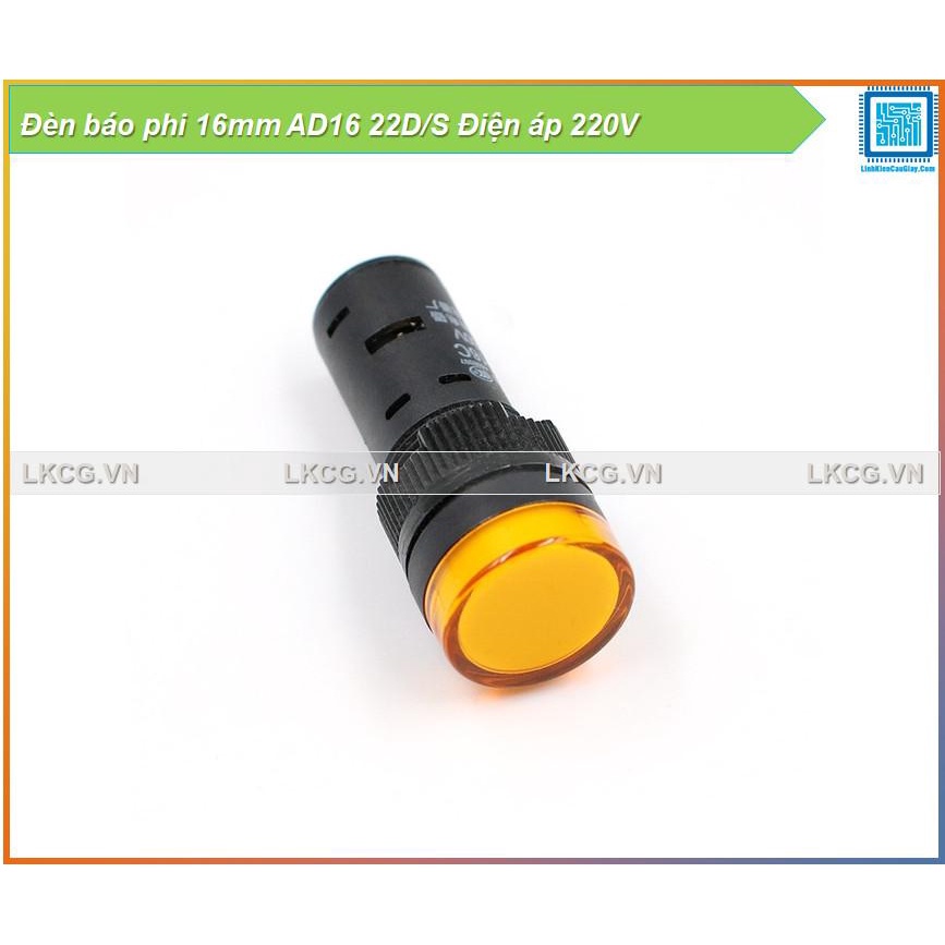 [Rẻ vô địch] Đèn báo phi 16mm AD16 22D/S Điện áp 220V | Shopee Việt Nam