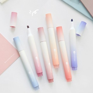 Set 4 Bút Đánh Dấu Màu Sắc Gradient Bắt Sáng Tốt Tiện Dụng