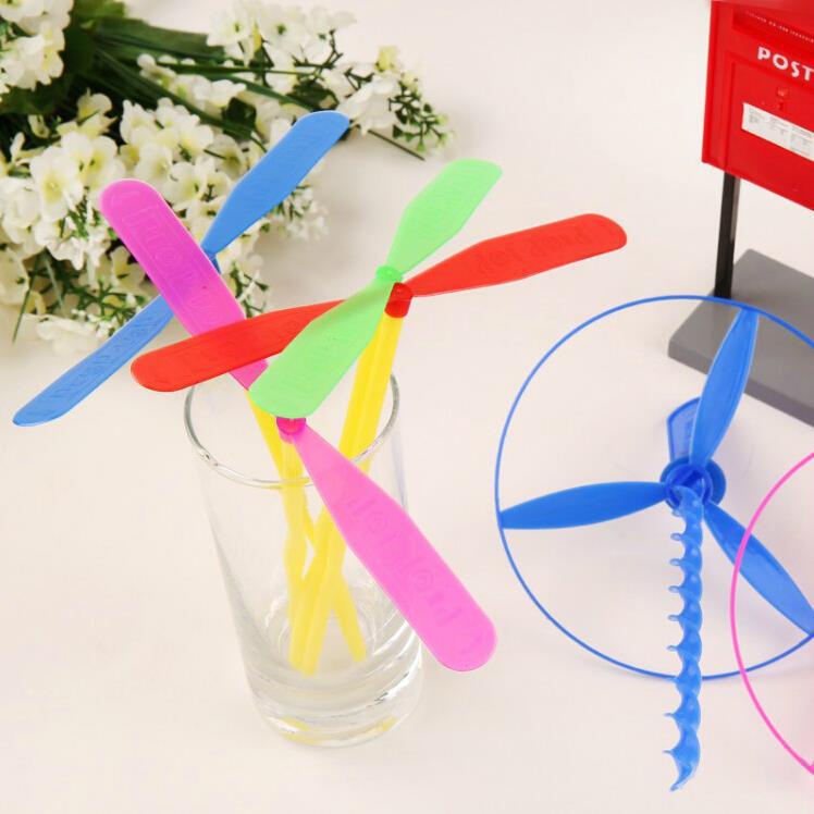 🍉(Set 10) Đồ chơi Chong chóng nhựa nhiều màu sắc DUASHOP.