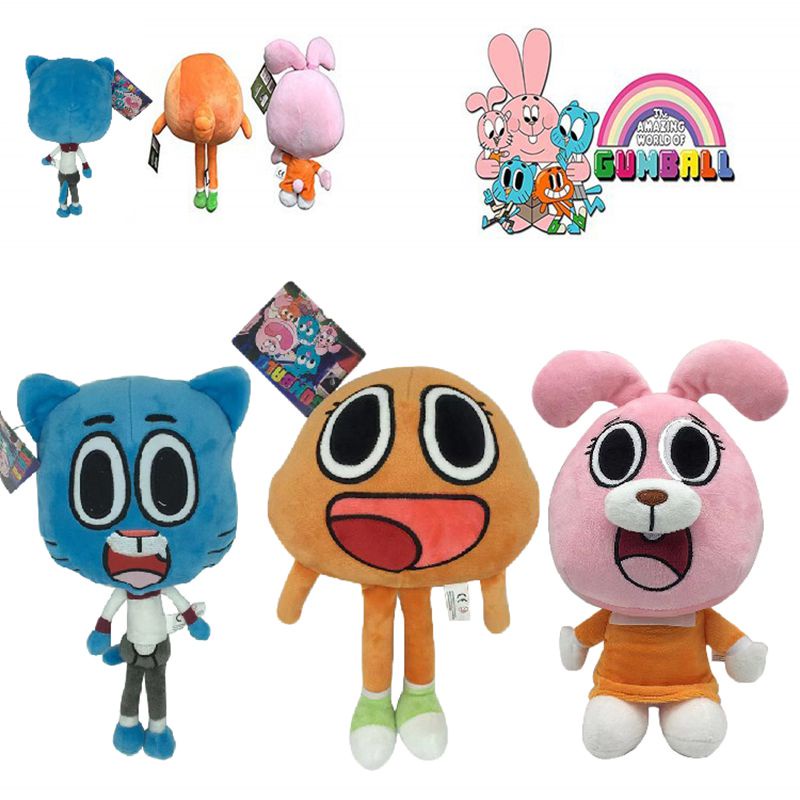 25cm/9.84inch The Amazing World Of Gumball Darwin Plush Toy Soft Kids