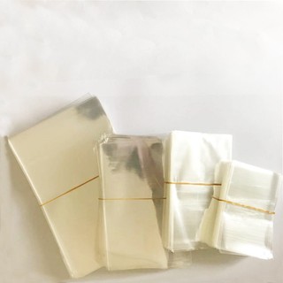 Set 100 túi nylon trong suốt bọc kẹo mút nhiều kích cỡ chọn lựa