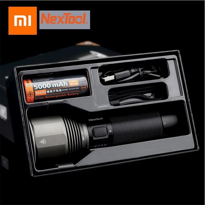 Đèn Pin Nextool 2000lm 380m 5 Chế Độ IPX7 Chống Nước IPX7 5000mAh Tiện Dụng Khi Đi Cắm Trại