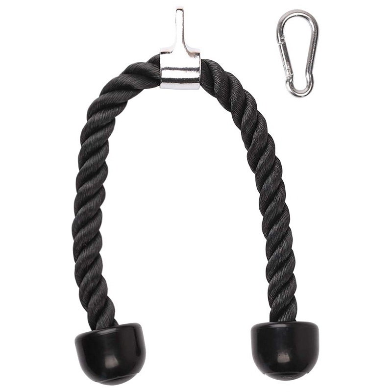Dây kéo Tricep hạng nặng 36 inch có móc khóa, Dây kéo máy gắn cáp tập thể dục cho phòng tập thể dục tại nhà