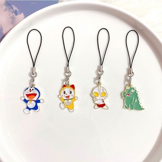 Dây Đeo Điện Thoại In Hoạt Hình Khủng Long Doraemon / Mèo Máy Doraemon Dễ Thương