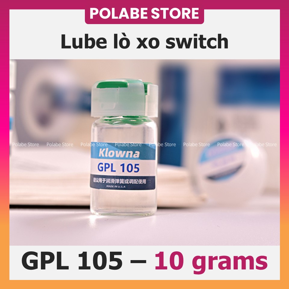 Mua Dầu Lube Switch Bàn Phím Cơ Krytox GPL 205G0 GPL 105 GPL 205 Permatex Giup Boi Tron Lube Switch Dodo Gear