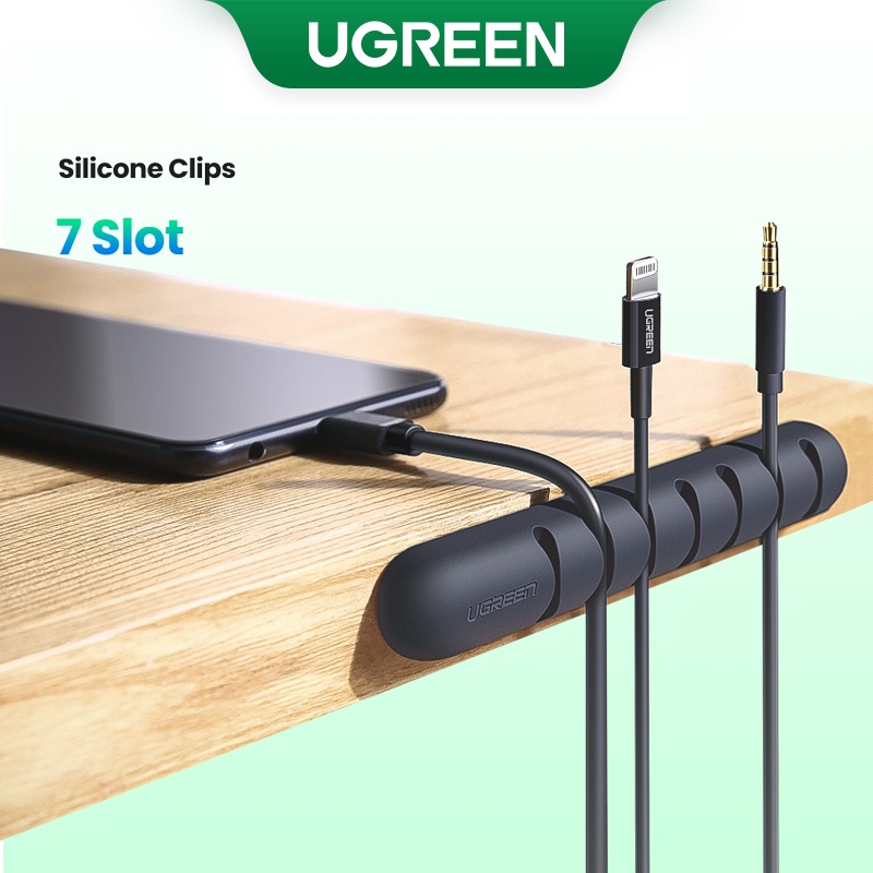 Dụng cụ kẹp giữ dây cáp/ tai nghe UGREEN làm bằng silicon
