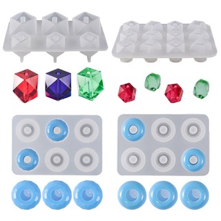 Flgo Pha Lê Nhựa Dính Khuôn Vòng Cổ Đính Hạt - Khuôn Silicon DIY Handmade