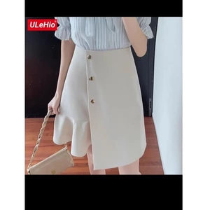 chân váy A phối cá, chân váy dáng ngắn 50cm chất tuyết mưa cao cấp