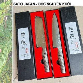 Dao Nhật Làm Bếp Sato Đúc Nguyên Khối Siêu Sắc Bén