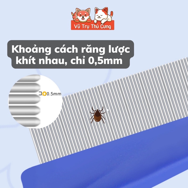 Lược Chải Ve Rận Cho Chó Mèo