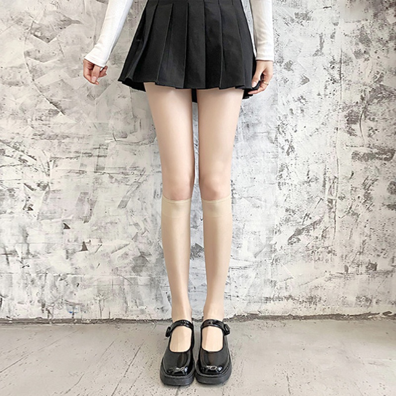 Tất nữ cao cổ thật chân giúp che những khuyết điểm mỏng mềm mại thoáng mát dễ chịu LANIXA T4914