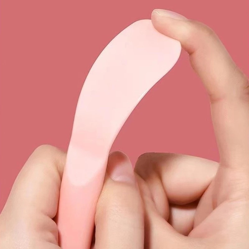 1 Cọ Silicon Hai Đầu Quét Mặt Nạ Bùn Chăm Sóc Da Mặt Cho Nữ