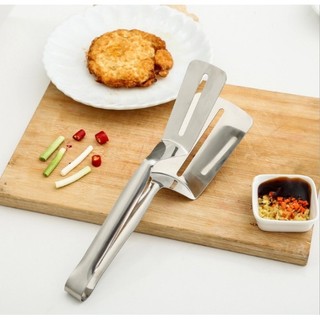 Kẹp Gắp Thịt Inox, Dụng Cụ Kẹp Lật Thịt