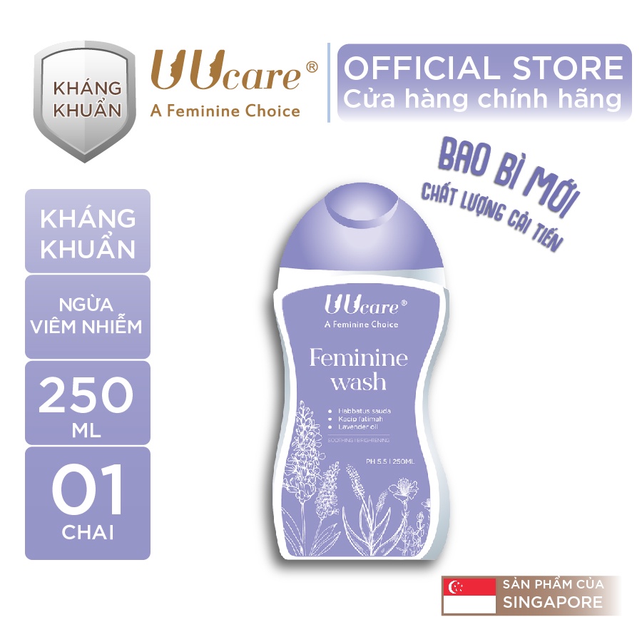 Ảnh Dung dịch vệ sinh phụ nữ UUcare 250ml 1