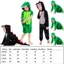 Trẻ Em Khủng Long Trang Phục Cá Sấu Trang Phục Cosplay Unisex Áo liền quần