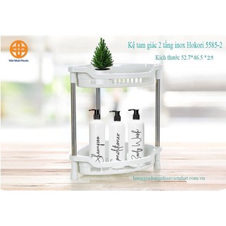 Kệ Tam Giác Để Góc Tường Nhựa Việt Nhật 2 tầng 3 Tầng, Giá, Kệ Để Nhà Tắm