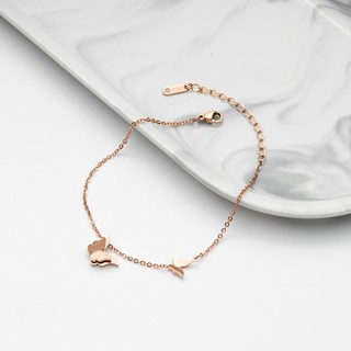 Vòng tay nữ LAMY Pave Butterfly Unity Bracelet Rose Gold 2015