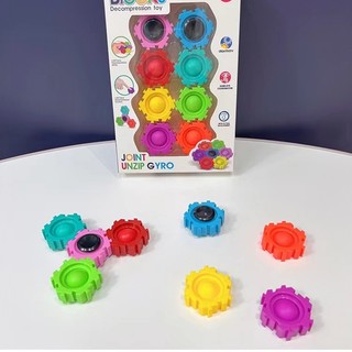 Con Quay Đồ Chơi Khối Rubik Ma Thuật Vui Nhộn Giáo Dục Cho Trẻ Mẫu Giáo 1 Tuổi