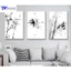 Tranh Treo Tường Cây Trúc , Tranh Tráng Gương ( Bộ 3 Tấm )