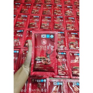 Nước hồng sâm linh chi hộp 60 gói