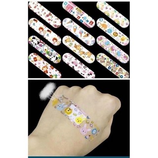 HỘP 100 MIẾNG Ơ GÂU - BĂNG CÁ NHÂN TRẺ EM/băng gâu nhiều hình/băng gạc ngộ nghĩnh OKAMAS