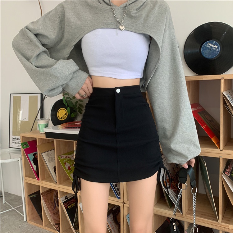 Chân Váy Rút Kaki BIGSIZE Bản Lưng Cao Có Quần Lót Trong Tôn Dáng Tôn Eo, Chân Váy Cạp Cao Big Size MÃ CVKAKI
