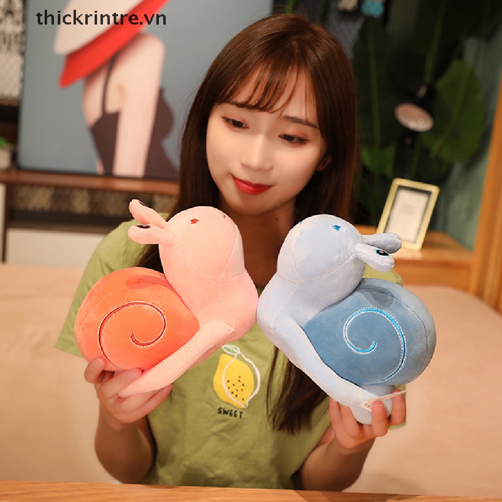 THI Ốc Ốc Sang Trọng Đồ Chơi Động Vật Nhồi Bông Mềm Ốc Búp Bê Sofa Đệm Quà Tặng VN