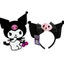 Đáng Yêu Kuromi Tai Băng Đô Sang Trọng Băng Đô Quấn Tóc Hoàn Hảo Cho Bé Gái Kawaii Trang Phục Dự Tiệc