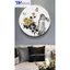 Tranh Tròn Hình Bông Hoa Tối Giản Nhiều Kích Thước D30cm D60cm