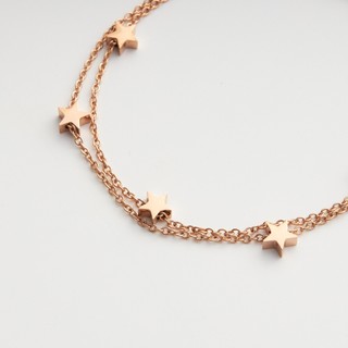 Lắc chân nữ LAMY Five Pointed Star Anklet Rose Gold 9006